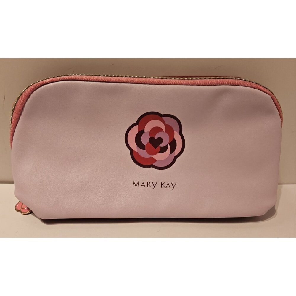 Mary Kay Cosmetic Makeup Travel Toiletry Bag Pink Holiday 2023 Limited Edition